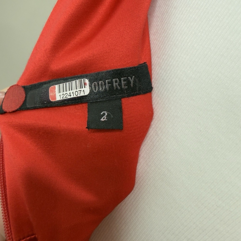 Jay Godfrey Size 2 Red Cut out Wide Leg Jumpsuit Party Formal Going Out - Picture 6 of 15